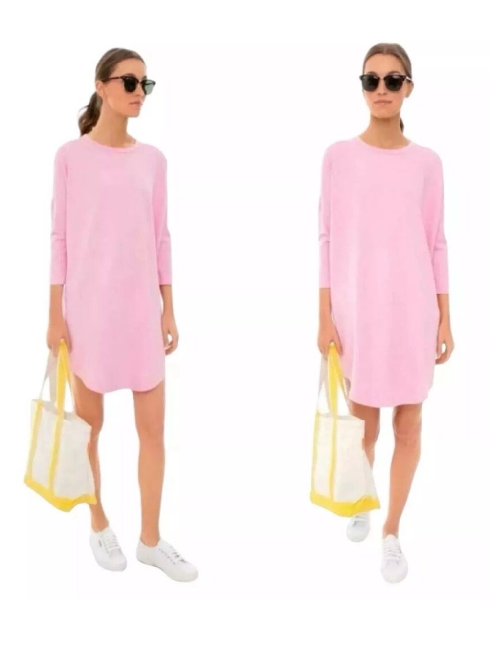 Tuckernuck || Pomander Place Sue Sweatshirt Dress Mini Shift Pink XS/S